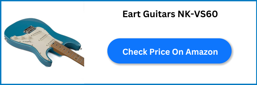 Learn more about the EART Guitars NK-VS60 Vintage Tones Alnico V Pickups Roasted Maple Neck Two Point Tremolo Style Electric Guitars here.